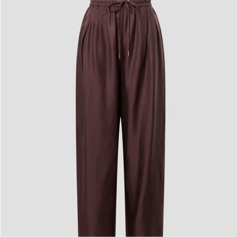 Silk Laundry Slouch Pants, Size: XS - Picture 3 of 15